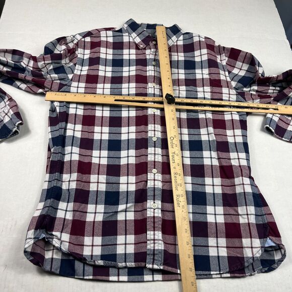 Bonobos Slim Fit Plaid Button Down Shirt Preppy Classic Fall Casual Work Large - Picture 6 of 11